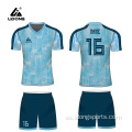 Jersey de fútbol juvenil de equipo de sublimación personalizada